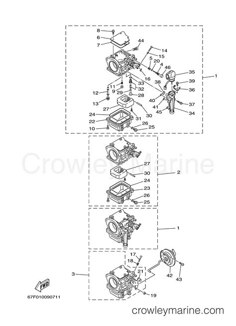 Carburetor Outboard Hp F Tlrx Crowley Marine