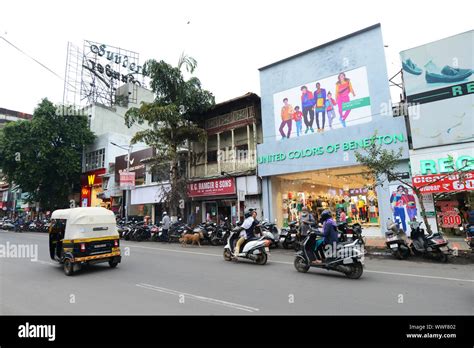 MG Road In Pune India Stock Photo Alamy