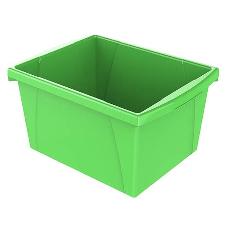 Small Classroom Storage Bin Green Stx61480u06c Storex Industries