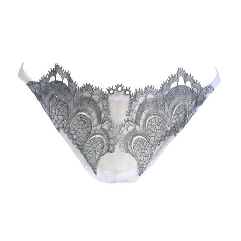 Ambra Lingerie Slips Grand Arche String White Italian Design