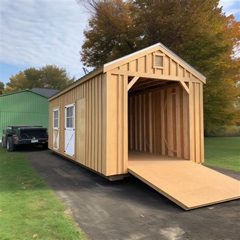 16x36 Gable Shed Plan | Large DIY Storage