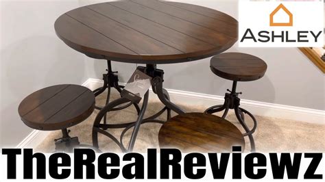 Ashley Furniture Odium Pub Table 5 Piece Set Youtube