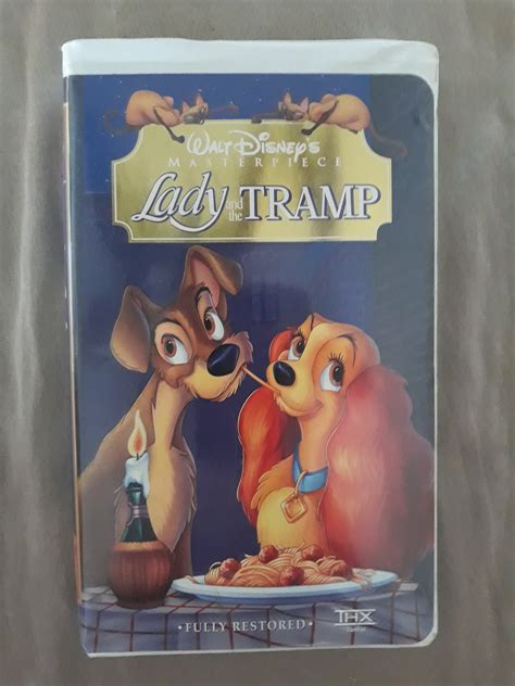 Walt Disney S Lady And The Tramp Vhs Cassette Etsy