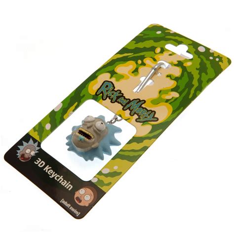 Rick And Morty 3d Polyresin Keyring Rick Taylors Merchandise