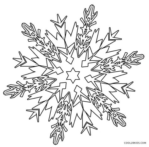 Coloring Pages Snowflake Patterns