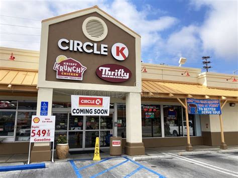 Circle K Gas Station And Convenience Store Facade And Exterior