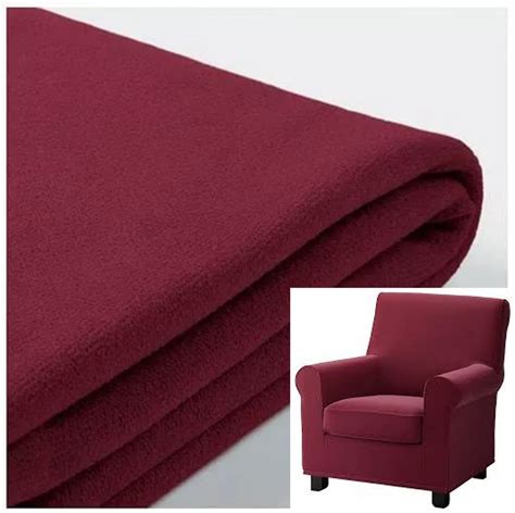 Ikea Gronlid Armchair Slipcover Chair Cover Ljungen Dark Red Velvet