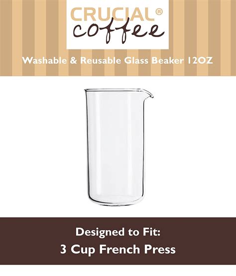 3 Cup 12 Oz Washable And Reusable Universal Replacement French Press