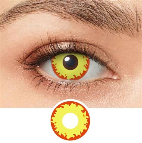 Fire Werewolf Twilight Vampire Cosplay Contacts – Halloween Contact Lenses