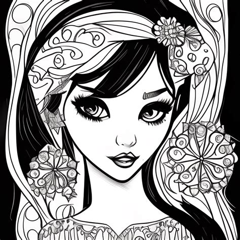 Beautiful Girl Sketch Beautiful Face Style By Manara Jasmine