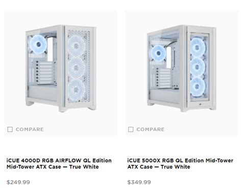 Fyi Corsair Recently Released Two More Variants Of The 4000d And 5000d Cases This Time They Re