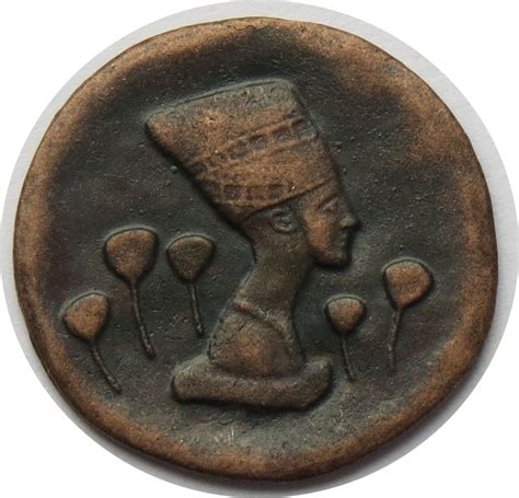 Token Magnet Ancient Egypt Nefertiti Russia Numista