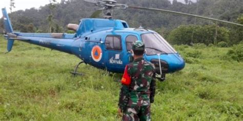 Cuaca Buruk Helikopter Bnpb Mendarat Darurat Di Polman