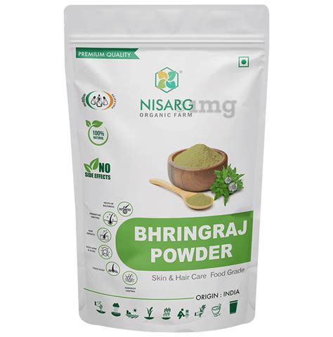 Nisarg Organic Farm Bhringraj Powder Buy Packet Of Gm Powder At