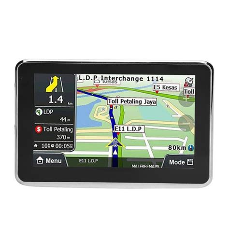 Akozon Navigation Gps Cran Tactile Navigateur Universel De Voiture D