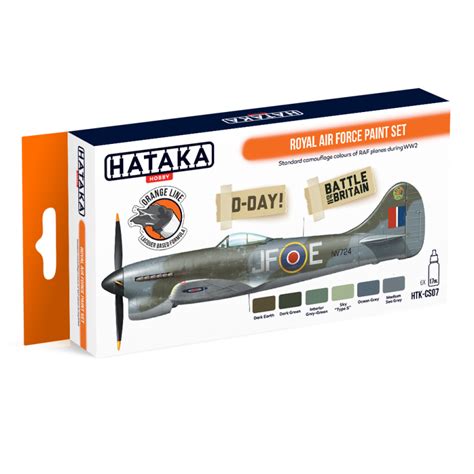 HTK CS07 Royal Air Force Paint Set Hataka Hobby CS07