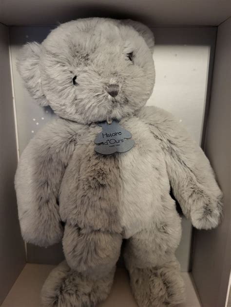 Ours Copain C Lin Gris Histoire D Ours Doudou Ou Peluche Histoire