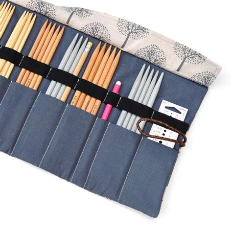 Knitting Needle Case Sewing Pattern Double Pointed Needle Case Sewing