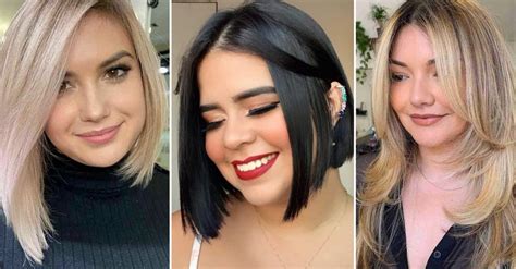 5 Cortes De Cabello Para Mujeres De Cara Redonda Que Dan Efecto Bichectomía