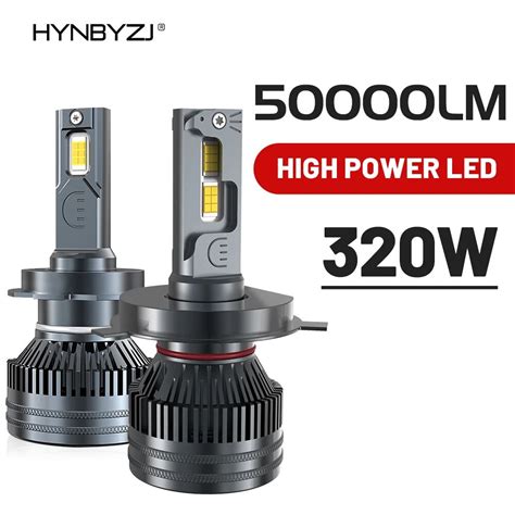 HYNBYZJ faro LED de alta potencia para coche lámpara Turbo blanca de