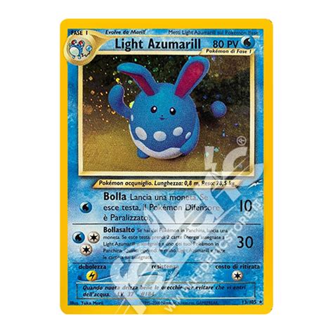 Light Azumarill Holo Unlimited It Mint Federicstore