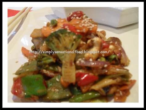 Sweet And Sour Sesame Vegetables Simplyfood