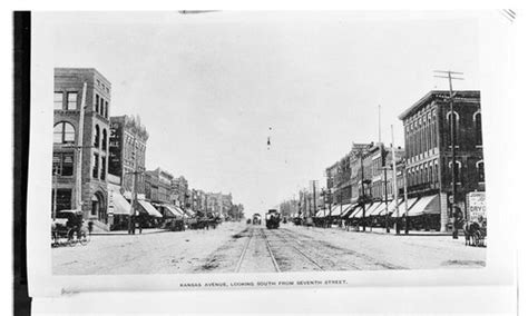 Kansas Avenue Topeka Kansas Kansas Memory