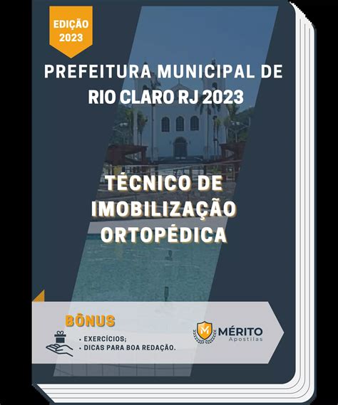 Apostila Técnico de Imobilização Ortopédica Prefeitura de Rio Claro RJ