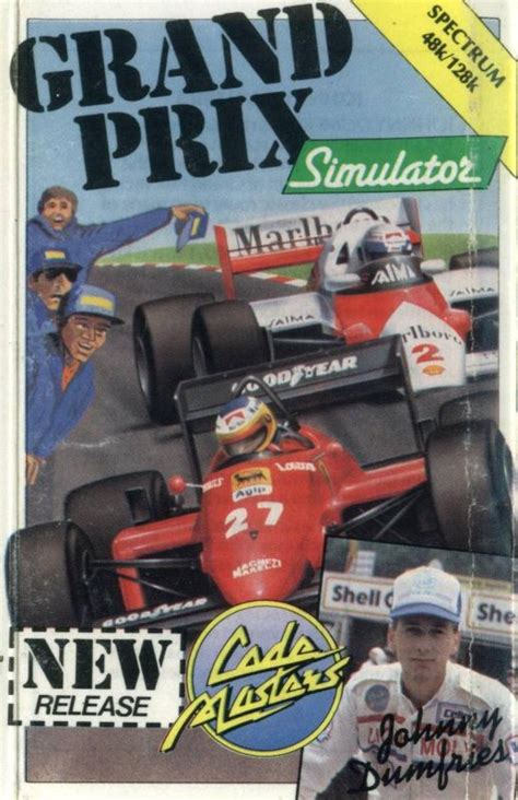 Grand Prix Simulator Zx Spectrum Box Cover Art Mobygames