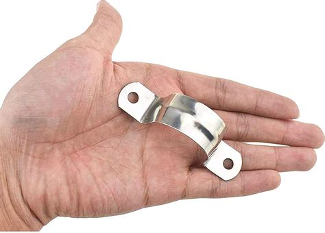 It Works Great 50 Pcs 1inch Rigid Pipe Strap Two Hole Stainless India