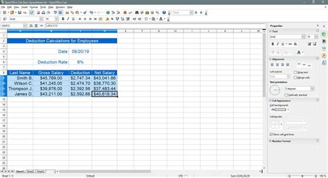 Open Office Calc Basic Spreadsheet Tutorial