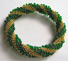 Ravelry Drops Bead Crochet Bangle Pattern By Linda Lehman