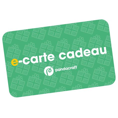 E Carte Cadeau Pandacraft Boutique Pandacraft