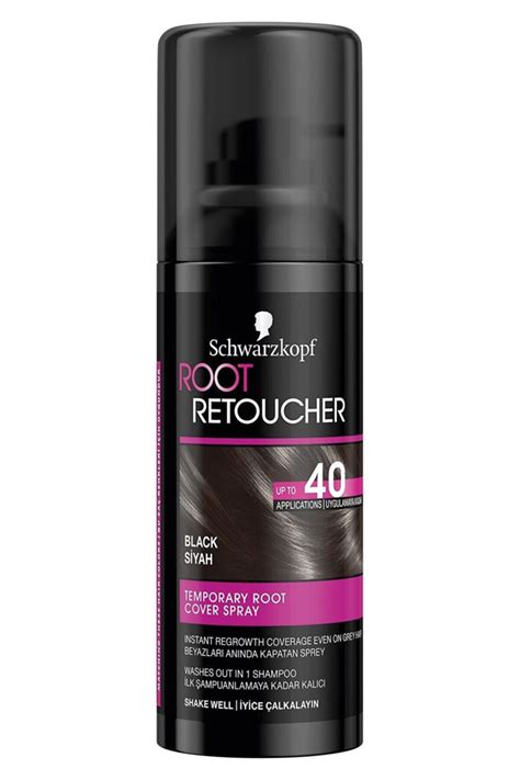 Schwarzkopf Root Retoucher Beyaz Kapat C Sa Spreyi Black Siyah