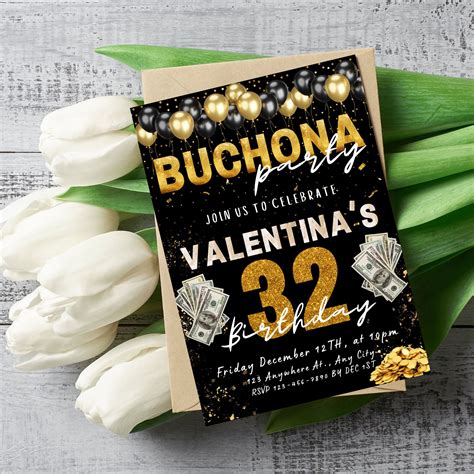 Buchona Invitation Buchona Party Buchona Digital Invitation Etsy Artofit