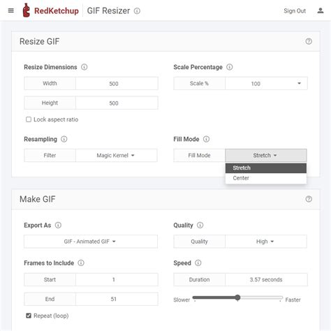 Resizer Crop Resize Animated Online Redketchup
