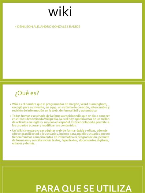 ¿Que Es Una Wiki? | PDF