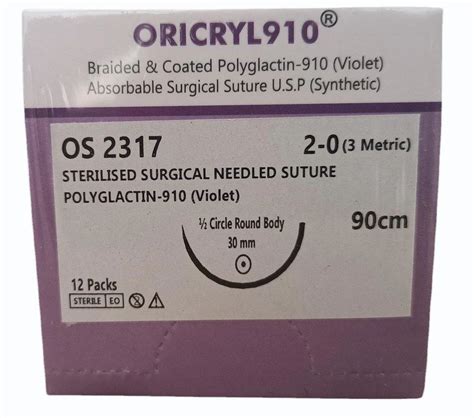 Violet Absorbable Vicryl Suture At Rs Box In Sabarkantha