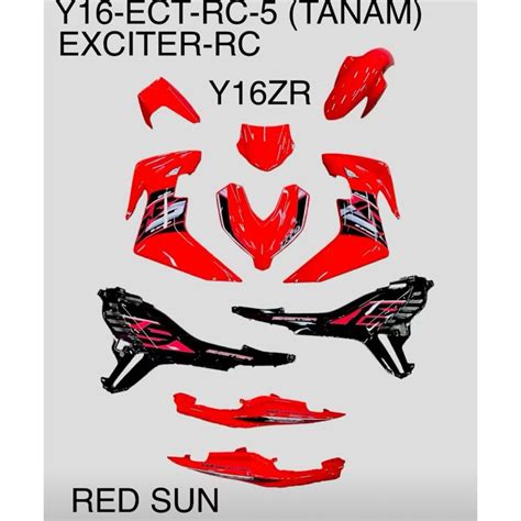 VELOZI YAMAHA Y16 Y16ZR NOT ABS EXCITER RC DESIGN RED SUN BODY KIT