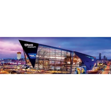 Masterpieces Minnesota Vikings Stadium View 1000 Piece Panoramic Jigsaw ...