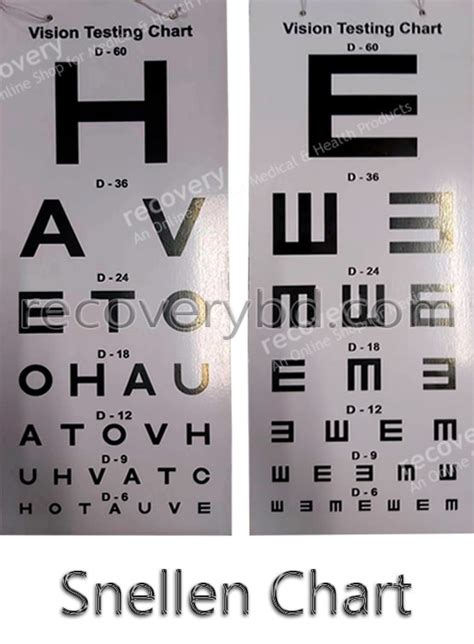 Snellen Chart Visiton Testing Chart Eye Chart