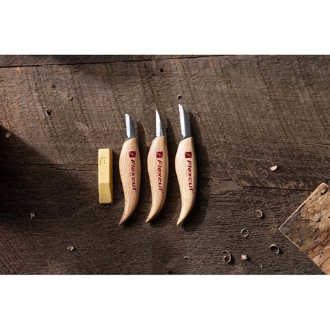 Flexcut Starter Knife Set Axminster Tools