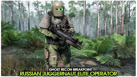 Russian Juggernaut Unleashed In Ghost Recon Breakpoint Elite Operator