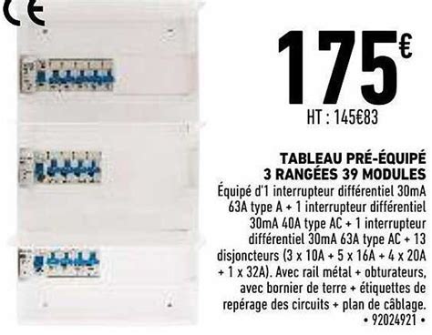 Promo Tableau Pr Quip Rang Es Modules Chez Brico Cash