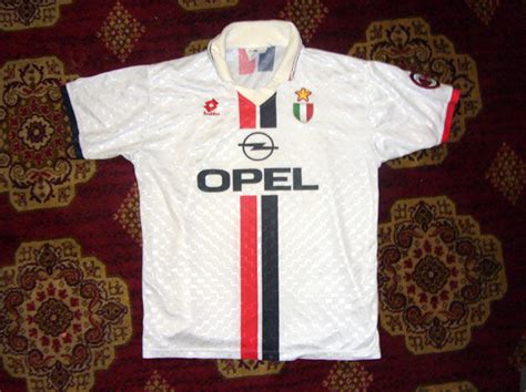 Ac Milan Away Football Shirt Sponsored By Opel