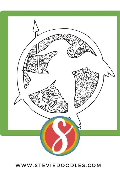 Free Hunger Games Coloring Pages — Stevie Doodles