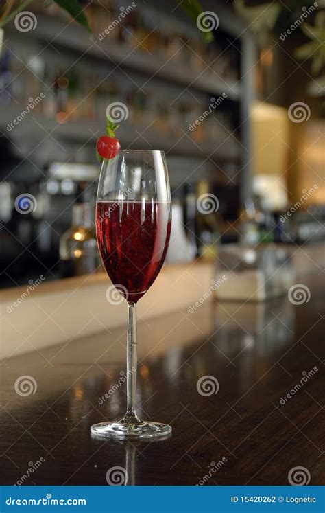 Kir Royal Cocktail stock photo. Image of flavour, saloon - 15420262