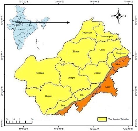 Thar Desert Map Location