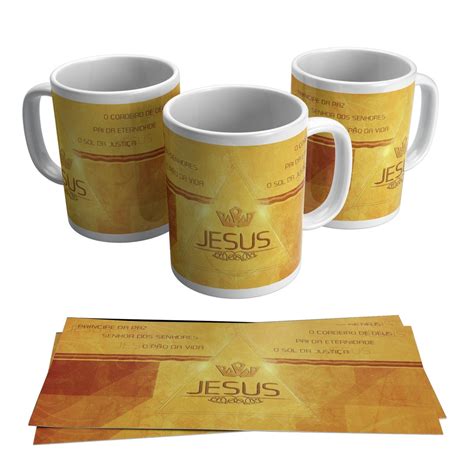 Caneca Personalizada Gospel Jesus Príncipe Da Paz 325ml no Shoptime