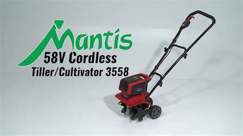 Mantis 58v Cordless Tiller 3558 Assembly Video Youtube